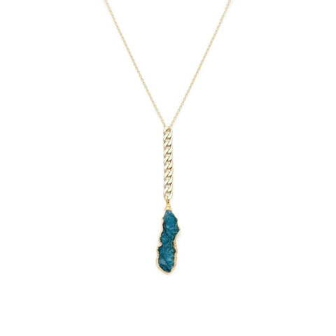 Chrysocolla Pendant Necklace - Irit Sorokin Designs Jewelry