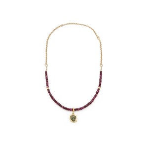 Ancient Widows Mite Roman Coin Gold Necklace - Irit Sorokin Designs Jewelry