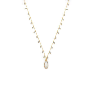 Bi-Colour Moonstone Necklace - Irit Sorokin Designs Jewelry