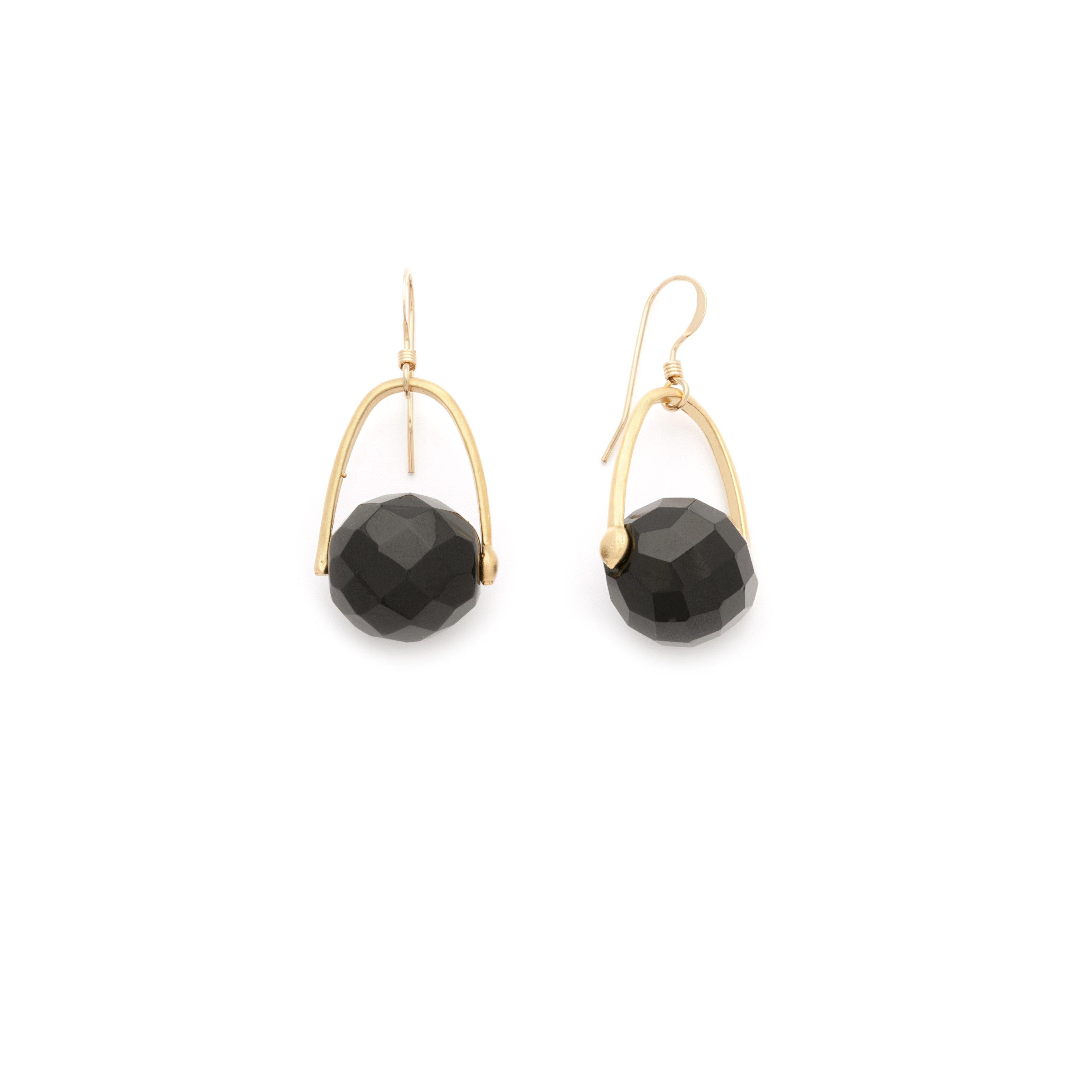 Black Onyx Earrings - Irit Sorokin Designs Jewelry