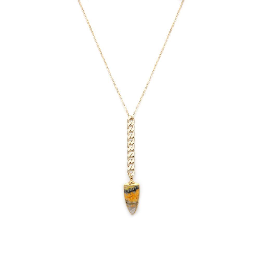 Bumblebee Jasper Necklace - Irit Sorokin Designs Jewelry
