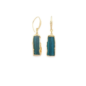 Chrysocolla Earrings - Irit Sorokin Designs Jewelry