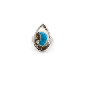 Dioptase Sterling Silver Ring - Irit Sorokin Designs Jewelry