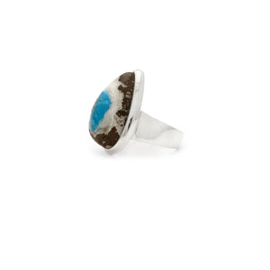 Dioptase Sterling Silver Ring - Irit Sorokin Designs Jewelry
