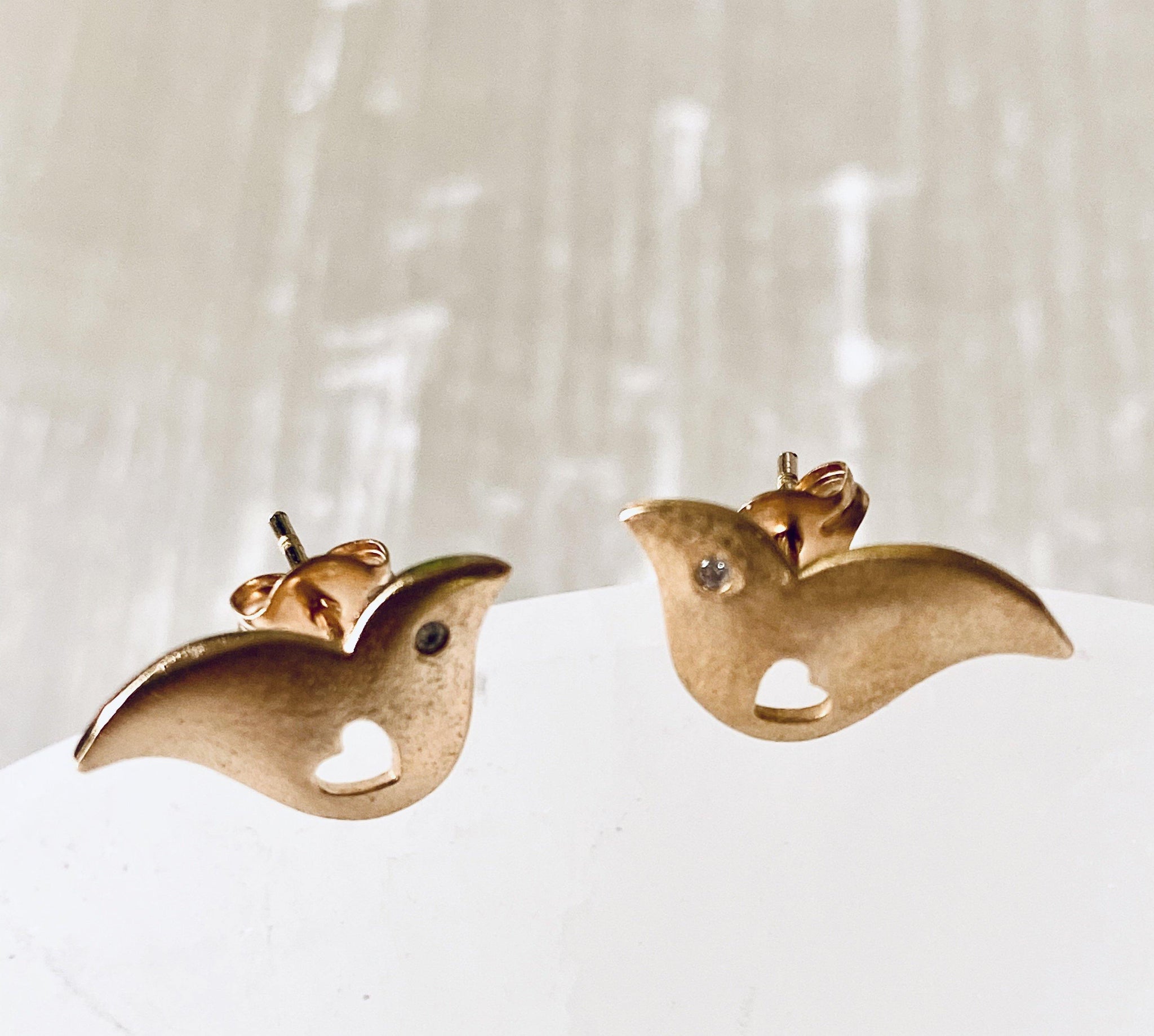 Gold clearance dove earrings