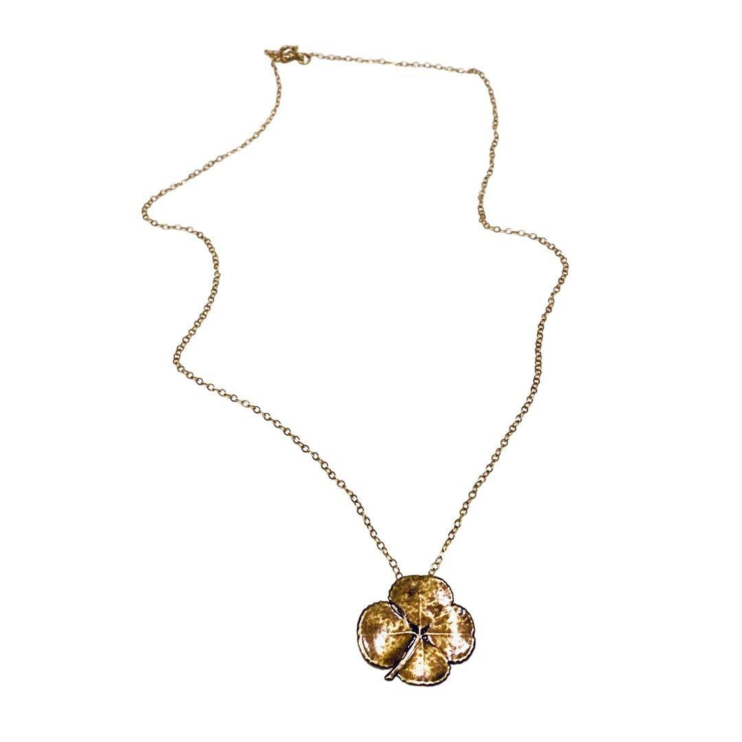 Four Leaf Clover Pendant Necklace - Irit Sorokin Designs Jewelry