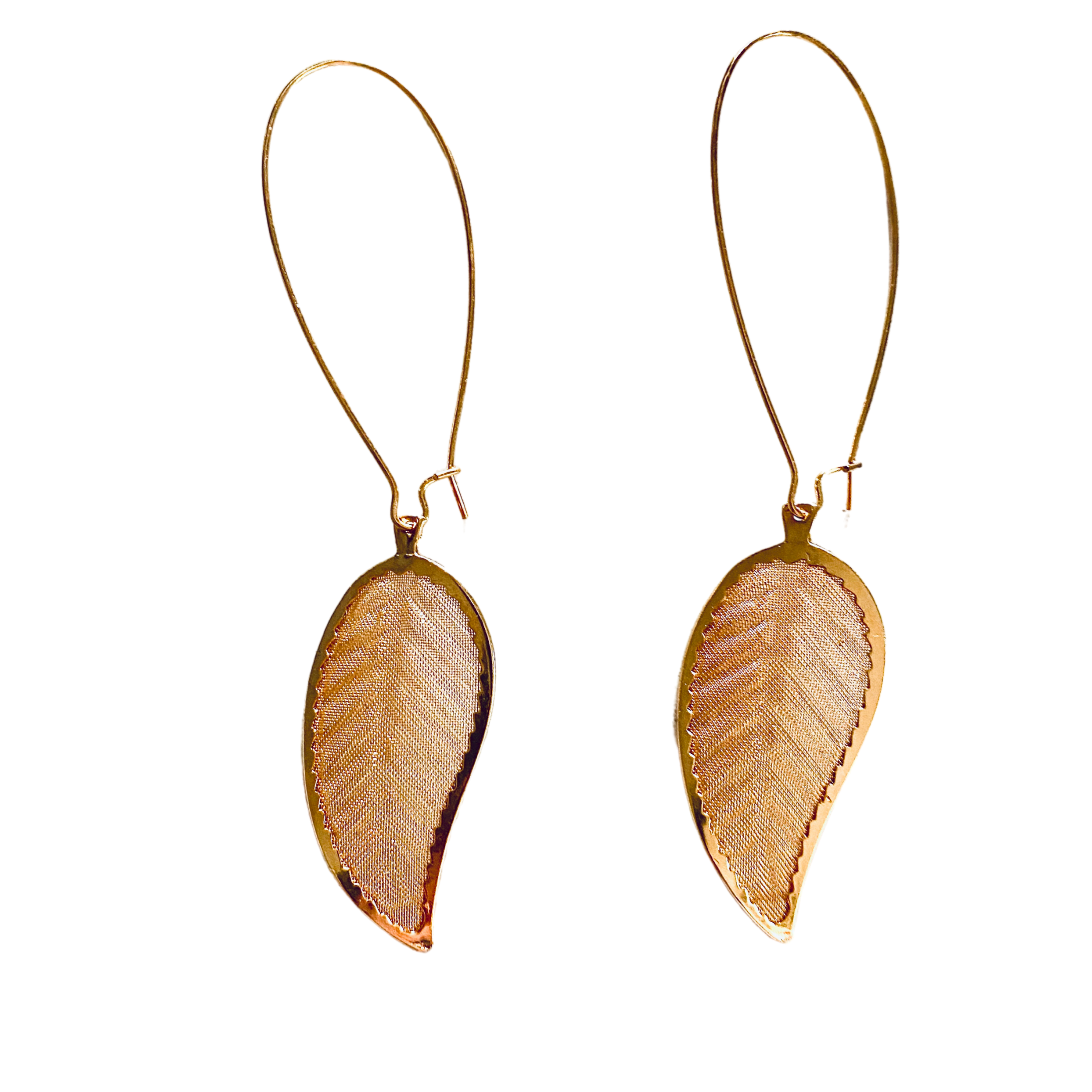Leaf Gold Earrings - Irit Sorokin Designs Jewelry