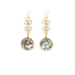Mother Of Pearl Earrings - Irit Sorokin Designs Jewelry