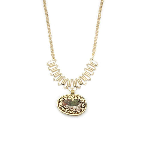 Nepalese Jasper Necklace - Irit Sorokin Designs Jewelry