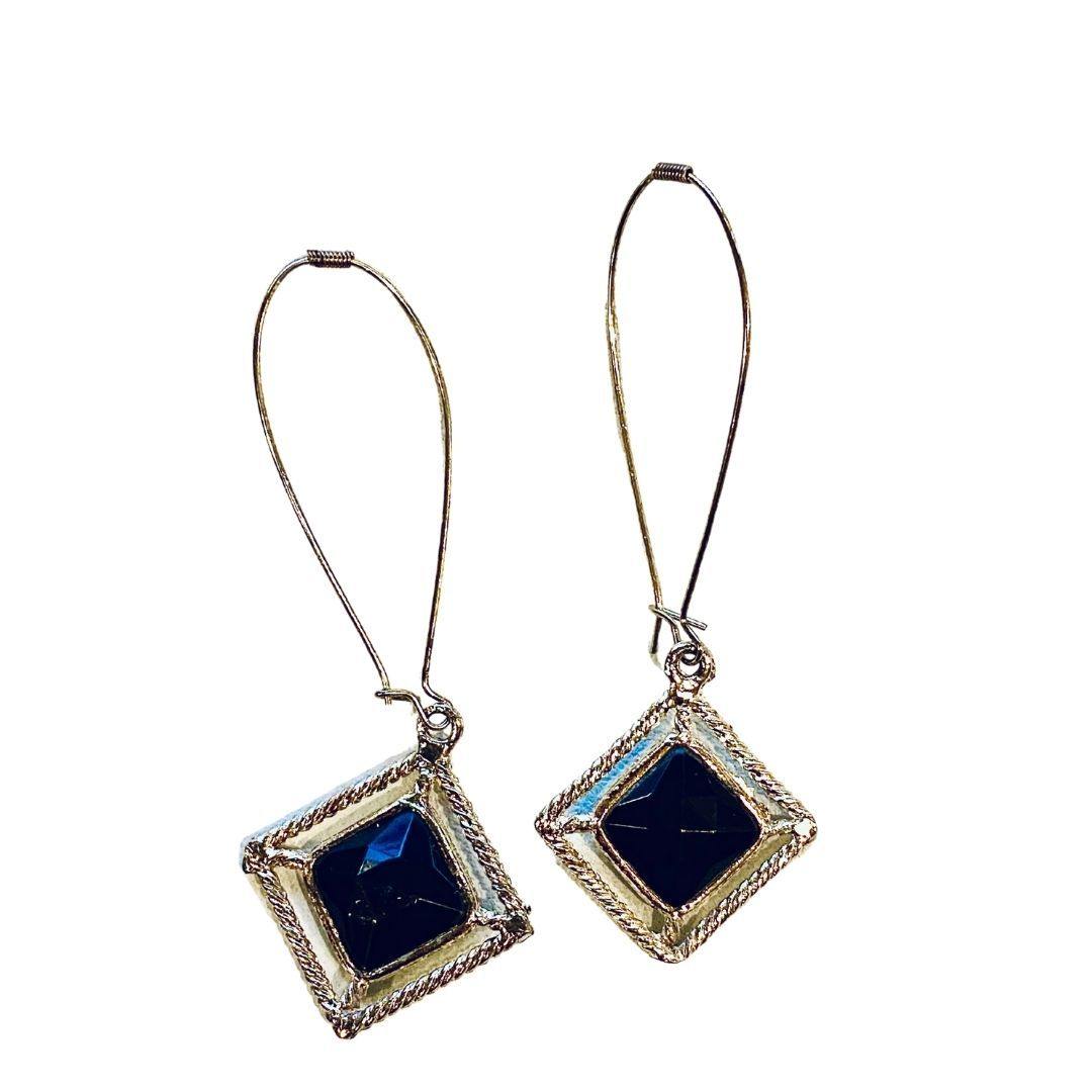 Paris Vintage Black Earrings - Irit Sorokin Designs Jewelry