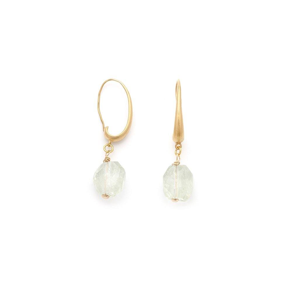 Prasiolite Earrings - Irit Sorokin Designs Jewelry