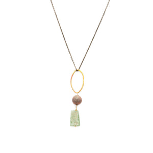 Roman Glass Necklace - Irit Sorokin Designs Jewelry