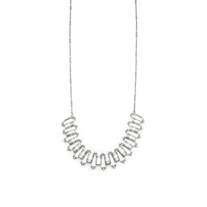 Silver Statement Necklace - Irit Sorokin Designs Jewelry