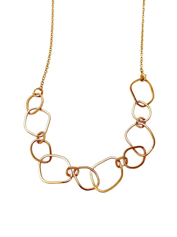 Statement Adjustable Chain Necklace - Irit Sorokin Designs Jewelry