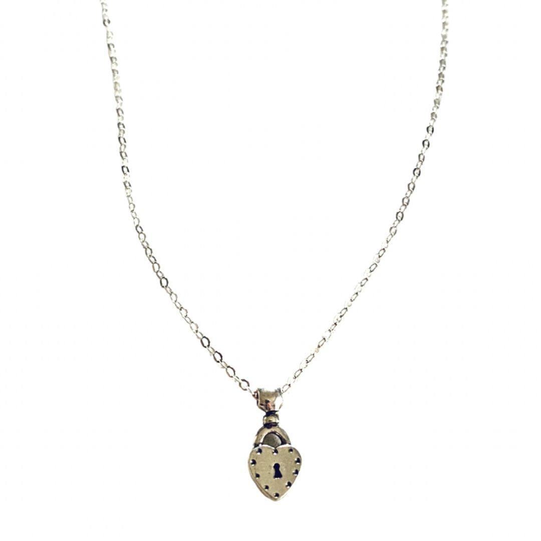 The Key To My Heart Pendant Silver Short Necklace - Irit Sorokin Designs Jewelry
